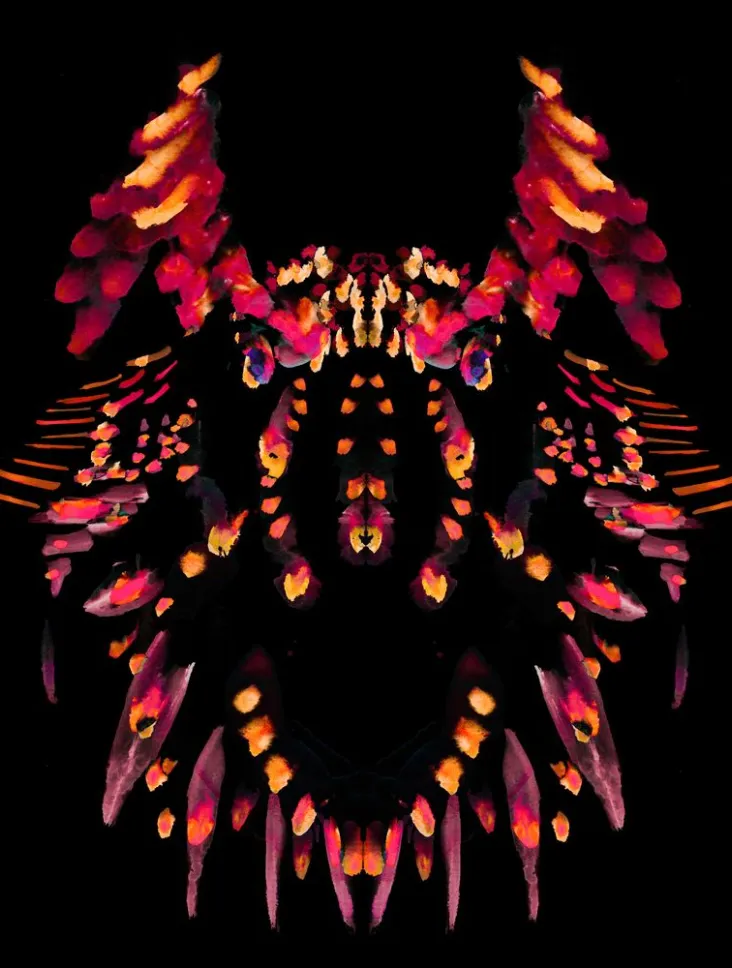 Painting entitled Tribal Queen