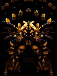 Painting entitled Moth Beacon