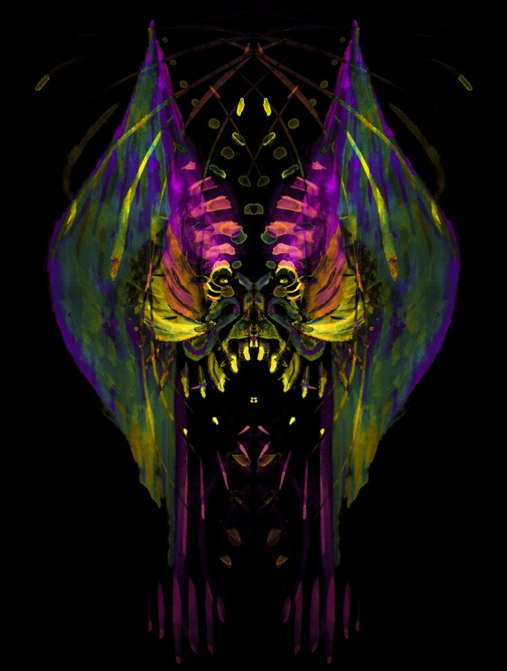 Painting entitled Tree Man