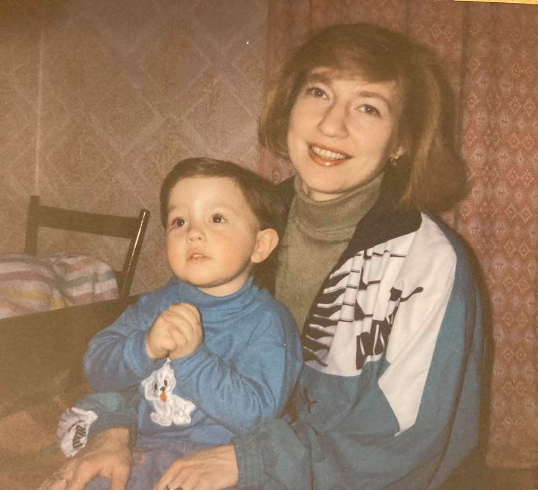 My mother and me